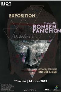La légèreté, Exposition de Christelle Ronsen Fanchon. Du 1er février au 24 mars 2013 à Biot. Alpes-Maritimes. 